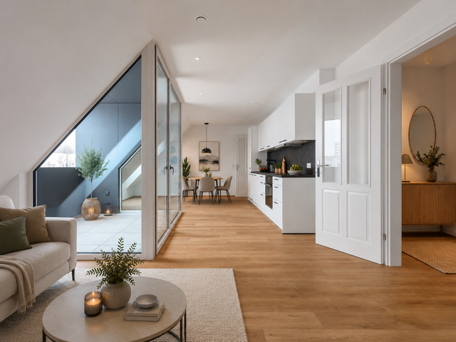 Die verschiedenen Wohnungstypen bieten Altbauflair auf 32 bis 113 Quadratmetern. | Foto: WSF Privatstiftung