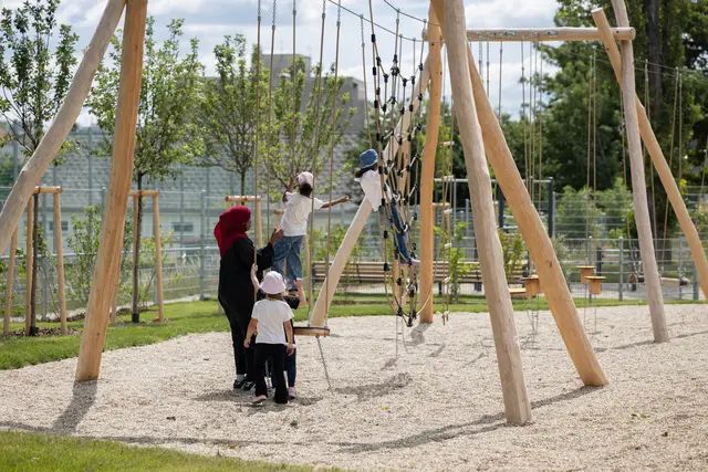 Das Herzstück des Projekts ist ein Bewegungspark.  | Foto: Sade Jerabek/MeinBezirk