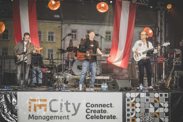 Musiker auf der Bühne
