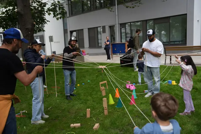 Kids konnten bei Spielen ihre Geschicklichkeit unter Beweis stellen. | Foto: z.V.g.
