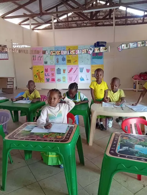 Das sind die jüngsten Schülerinnen und Schüler: jene aus der Preprimary 2 | Foto: Zukunft dank dir