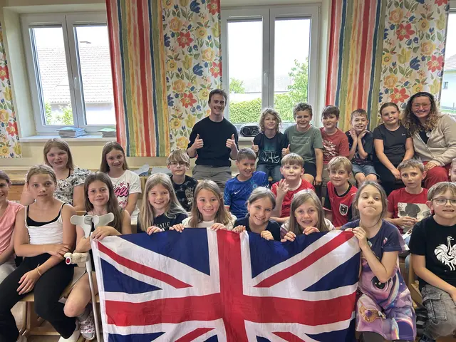 Die Schüler lernten zusammen mit zwei Native Speakern Englisch. | Foto: VS Gastern