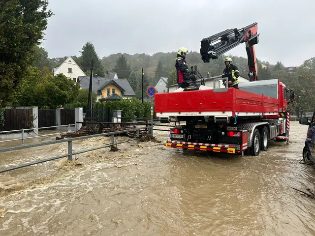 Ein Bild vom September 2024: Kierling war vom Starkregen und dessen Folgen ganz besonders betroffen. | Foto: FF_Klosterneuburg/B. Löbl