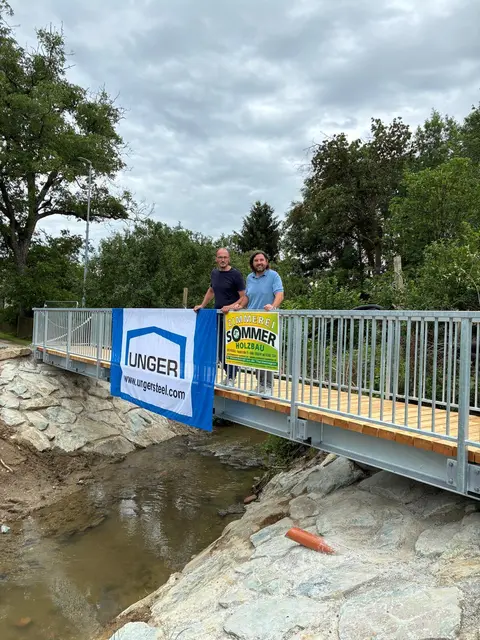 In den nächsten Tagen wird in der Gemeinde Oberschützen die Sanierung von Brücken und Stegen abgeschlossen. | Foto: Gemeinde Oberschützen