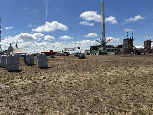 Gatsch auch am Nova Rock Festivalgelände so weit das Auge reicht.  | Foto: Anna Triebaumer / MeinBezirk