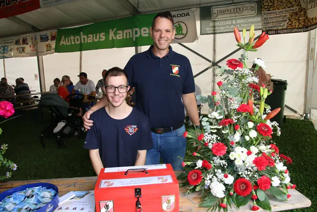 Maxi mit dem Kommandanten Christian Graf  