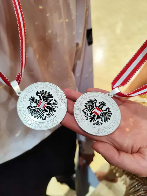 Silber und Vizestaatsmeistertitel für Alexander Lauda und Anastasiia Deineha