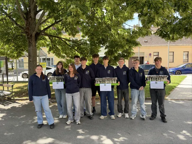Leonie Maurer, Shania Delic, Leona Krivanec, Manuel Mulaj, Adrian Stojic, Lenny Novy, Noah Schmid, Nico Nebauer, Moritz Ehemoser, Oliver Huysza.  | Foto: PTS Mistelbach