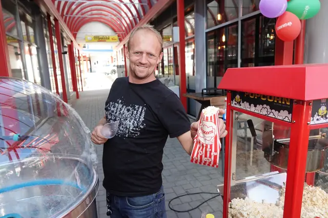 Dieses Mal gab es auch Zuckerwatte und Popcorn.