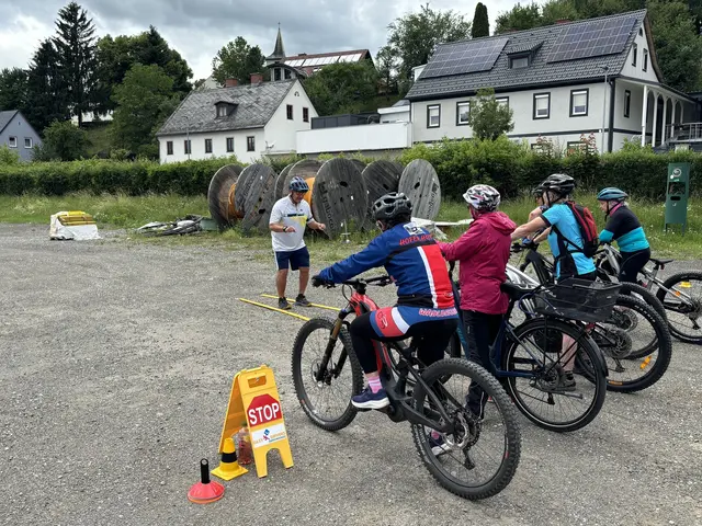 In Knittelfeld wurde ein Fahrsicherheitstraining für Räder organisiert.