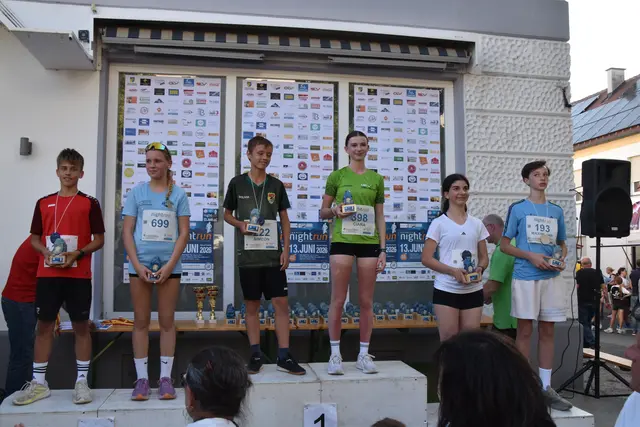 Die Top drei der Altersklasse U16: Felix Konczer und Mia Artner (Zweite), Simeon Paul und Ciara Bakker (Erste), Katharina-Marie Hanzl und Maximilian Kainz (Dritte) | Foto: MeinBezirk/Michael Strini