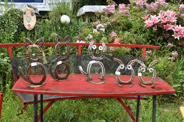 Metallkunst im Garten waren ein echter Hingucker. | Foto: MeinBezirk/Michael Strini