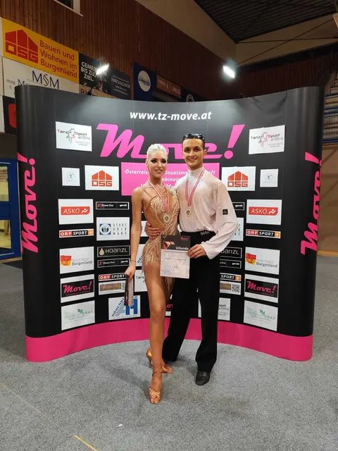 Alexander Lauda und Anastasiia Deineha