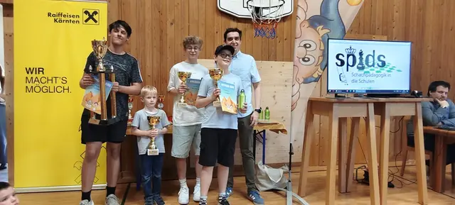Sieger des Turniers im Kinderparadies | Foto: Schachclub Hermagor