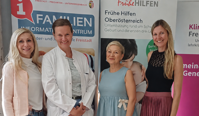 Von links: Andrea Wildberger, Barbara Etzlstorfer, Renate Haas-Schwaiger und Daniela Rumetshofer. | Foto: BH Freistadt