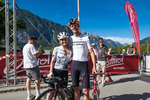 Sarah Dreier mit Paul Verbnjak, der 5. wurde
 | Foto: Expa Pictures