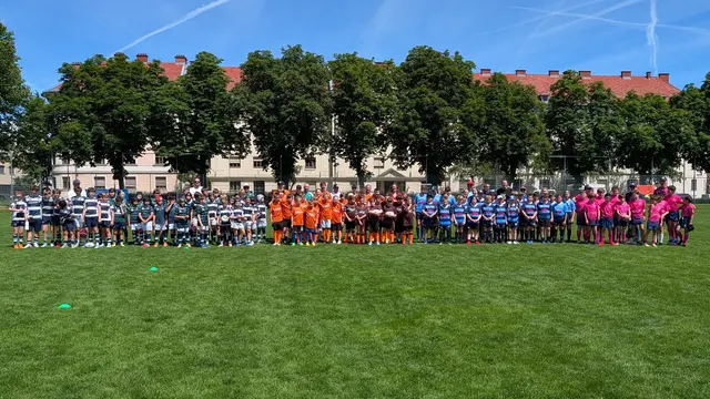 Am vergangenen Samstag (13. Juni) verwandelte sich der Koschatplatz in Klagenfurt zu einem besonderen Highlight im Rugby-Sport. | Foto: Christoph Egger