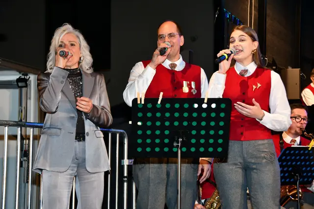 Die „heimischen“ Solisten: Asi Leitner, Engelbert und Kathrin Sattler.