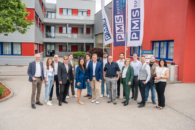 Das Team der Dynamap mit PMS Eigentümer Franz Grünwald (Bildmitte). | Foto: René Knabl