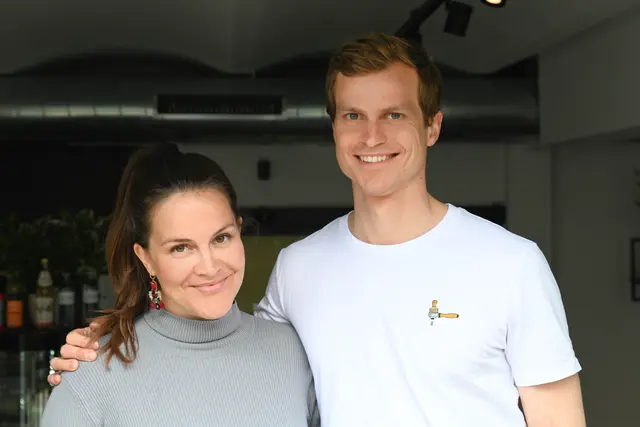 Stolze Kaffeehausbetreiber: Lisa-Maria und Marcus Greslehner. | Foto: Privat