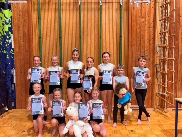 Die Teilnehmer:innen qualifizierten sich bei der oberösterreichischen Landesmeisterschaft für das Bundesfinale. | Foto: Turn- und Sportverein Mondsee