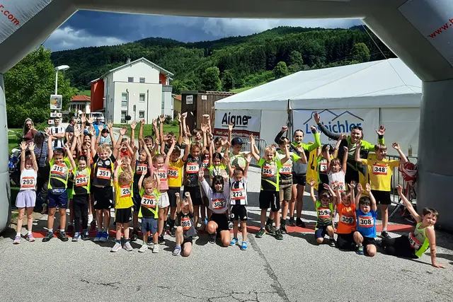Das WSG-Team Kinderlauf konnte an diesem Tag besonders viele Nachwuchssportler aus Gaflenz zum Mitlaufen begeistern. | Foto: WSG/Bettina Michelak