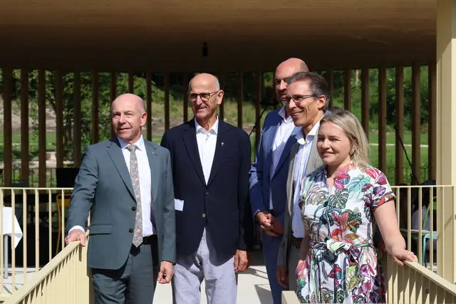 Max Hiegelsberger, Ferdinand Karer, Alois Griesmayr , Christian Feurstein und Astrid Zehetmair. | Foto: MeinBezirk/Constance Haslberger