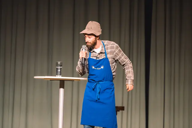 Auch Opa Walter war teil der Show in Pfons. | Foto: Pernsteiner