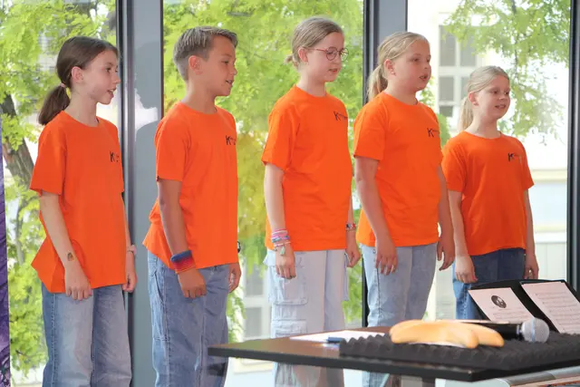 Der Kinderchor des Singvereins Weiz war musikalisch zu Gast. | Foto: Josef Hofmüller