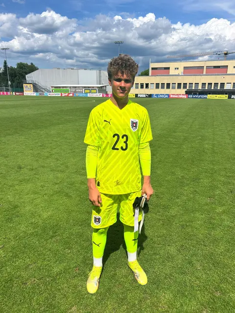 Tobias Almesberger spielt als Tormann in der höchsten bundesweiten ÖFB Jugendliga. | Foto: zVg.