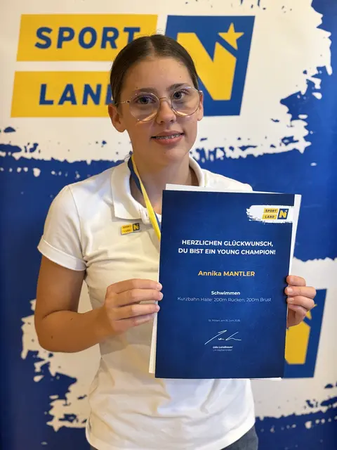 Annika Mantler erhielt eine besondere Anerkennung für Ihre Leistungen | Foto: Jürgen Mantler