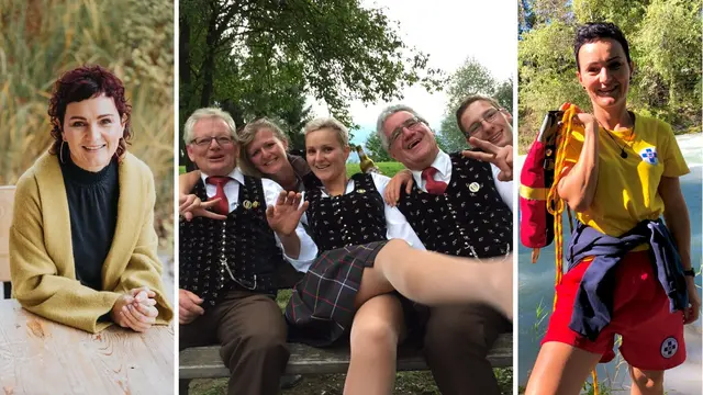 Man sieht sie auf der Volksbühne und hört sie bei der Sängerrunde: Ramona Stefan aus Irschen. Sie engagiert sich zusätzlich für die Wasserrettung. | Foto: Privat