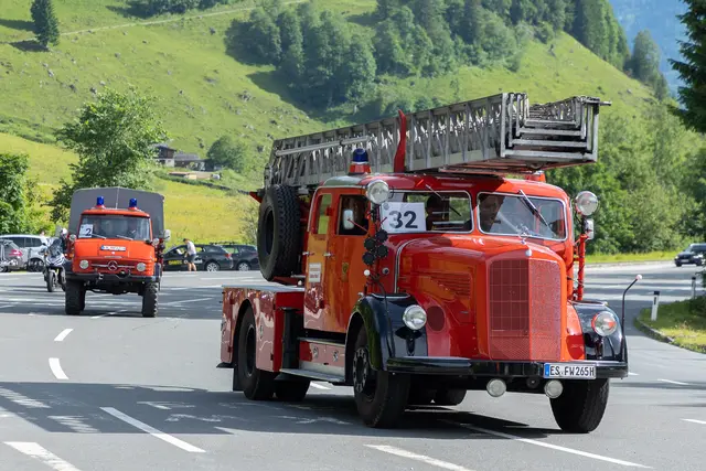 Die Oldtimer Feuerwehr WM findet von 18. bis 21. Juni statt. | Foto: TVB Bruck Fusch