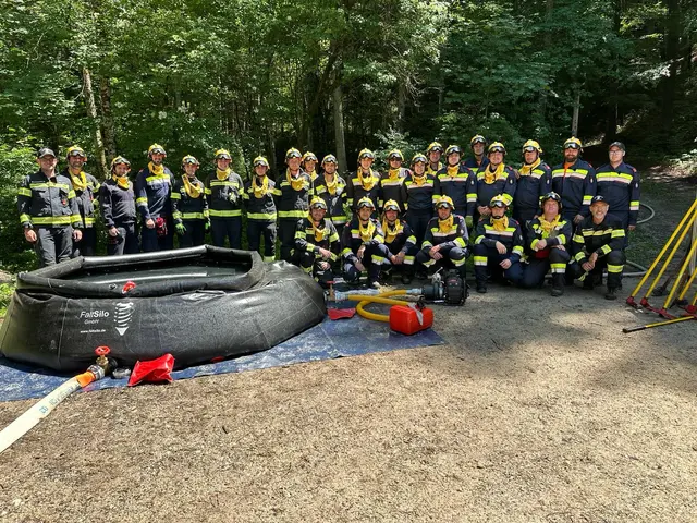 27 Florianis des Bereichsfeuerwehrverbandes Mürzzuschlag absolvierten am Samstag den Basis-Lehrgang zur Vegetationsbrandbekämpfung. | Foto: FF Krieglach