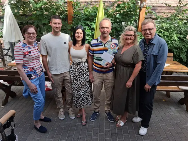 Karla Schöll, David und Christina Csenar, Hans und Karin Hafenscher sowie Werner Schöll. | Foto: Werner Schöll