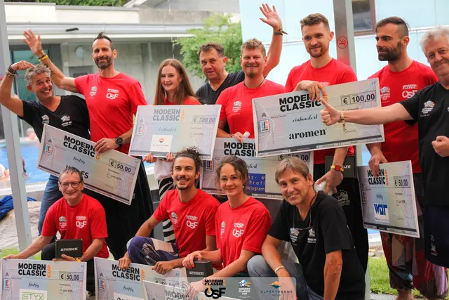 Mit ihren Siegen sicherten sich die Erstplatzierten der Aufguss Masters die begehrten Startplätze für die Aufguss-Weltmeisterschaft 2026 im Satama Resort in Deutschland.  | Foto: Österreichisches Sauna Forum