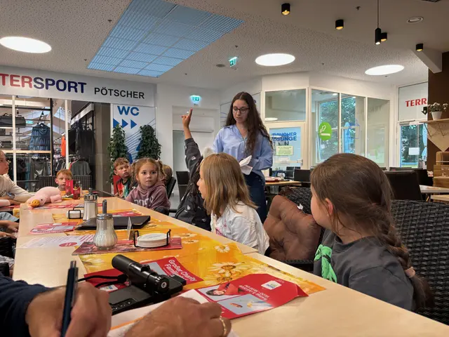 Pressekonferenz mit den Kindern der ISK Mauthausen. | Foto: MeinBezirk Perg/leon