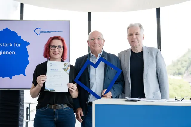 Preisverleihung: Die MS Trieben wurde für ihr Projekt „Neugier wecken - MINT entdecken“ mit dem Volksbank PowerUp Preis 2025 ausgezeichnet. | Foto: Volksbank/Conny Leitgeb Photography