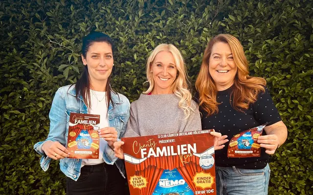 Die Vorstandsmitglieder Melanie Drozd, Alexandra Kazianka und Monika Schwarz freuen sich schon auf den Familienkino-Nachmittag. | Foto: Soroptimist Club Kärnten Unterland Völkermarkt