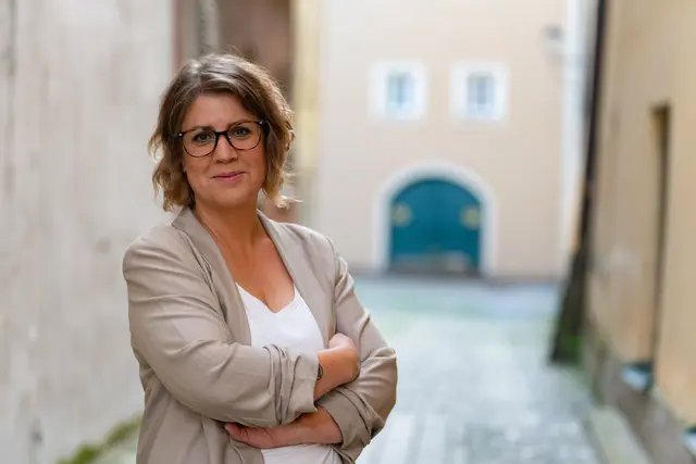 Die neue Vorsitzende der SPÖ-Stadtpartei Braunau: Martina Schäfer. | Foto: SPÖ Braunau/Tino Huber