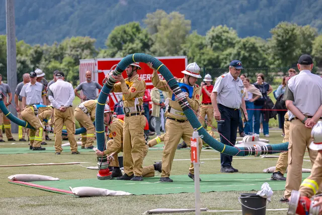 Die Leistungsbewerbe sollen einen Grundsatz der Feuerwehr festigen: "Gemeinsam sind wir stark!" | Foto: OVI Manuel Hasenschwandtner