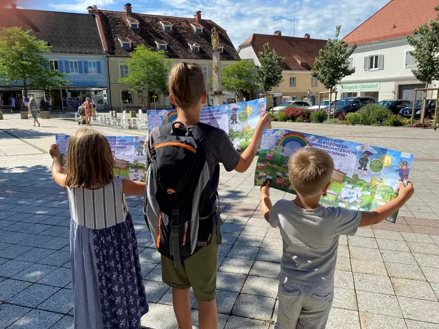 Kinder können sich in Gleisdorf den ganzen Sommer lang als Detektive beweisen. Und sich heuer auf die "Suche nach der verlorenen Florianisäule" begeben. | Foto: Stadtmarketing Gleisdorf