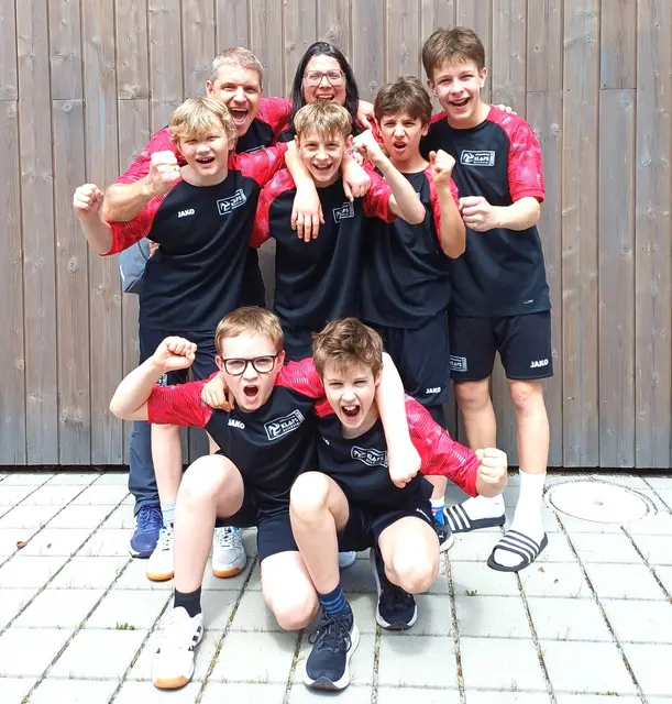 Freude bei den VC-Youngsters über Erfolge. | Foto: VC Klafs.