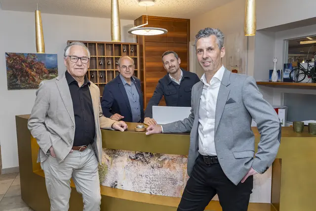 Starten Schwerpunktaktion: Johann Spreitzhofer (Sparten-Obmann Tourismus und Freizeitwirtschaft), Andreas Schlemmer (Leiter Erhebungsdienst WKO) Bernd Pitteroff (Geschäftsführer Fachgruppen Gastronomie und Hotellerie) sowie Hotellerie-Fachgruppenobmann Alfred Grabner (v.l.) | Foto: Foto Fischer