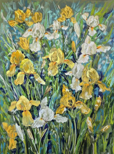 Sie malt auch gerne Blumen und Landschaften.  | Foto: Alevtina Koren