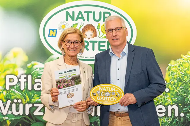 Bürgermeister Wandl mit Landeshauptfrau | Foto: Natur im Garten – J.Ehn