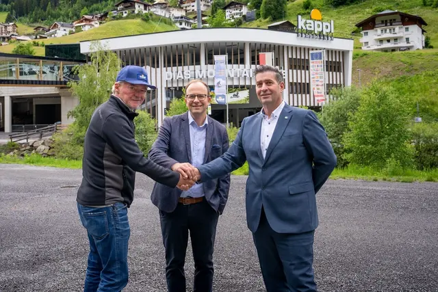 Alexander von der Thannen, Martin Ladner und Egon Jäger. | Foto: TVB Paznaun-Ischgl