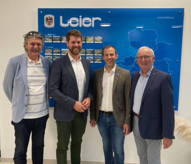 Am Bild zu sehen sind Richard Kampits, Christoph Wolf, Thomas Ebner und Werner Gradwohl. | Foto: Werner Gradwohl