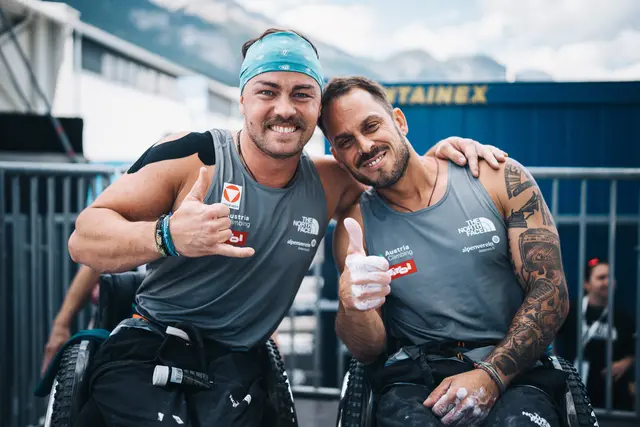 Angelino Zeller (links) setzte seine beeindruckende Erfolgsserie fort. Markus Pösendorfer (rechts) komplettierte als Dritter das Podium. | Foto: Klee