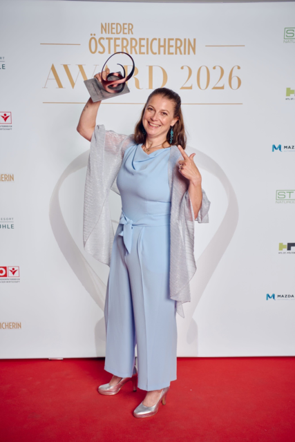 Porträt mit Trophäe